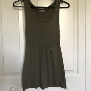 Super flattering olive green tank top